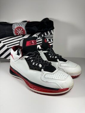 Li-Ning Way of Wade 2 Overtown Dwayne Wade White Red Black Men’s 12 WOW Sneakers